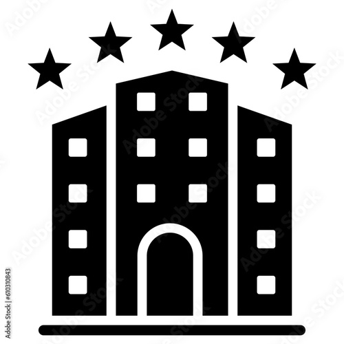 hotel icons, are often used in design, websites, or applications, banner, flyer to convey specific concepts related to vacations or tourism