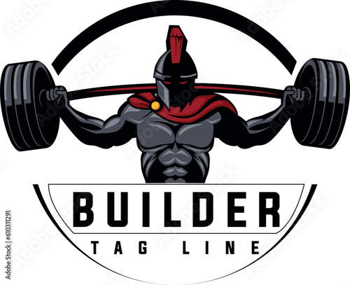 illustration of a person lifting weights