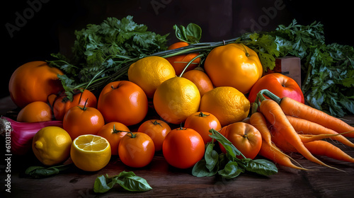 yellow and orange fruits and vegetables