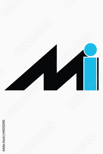 MI letter logo