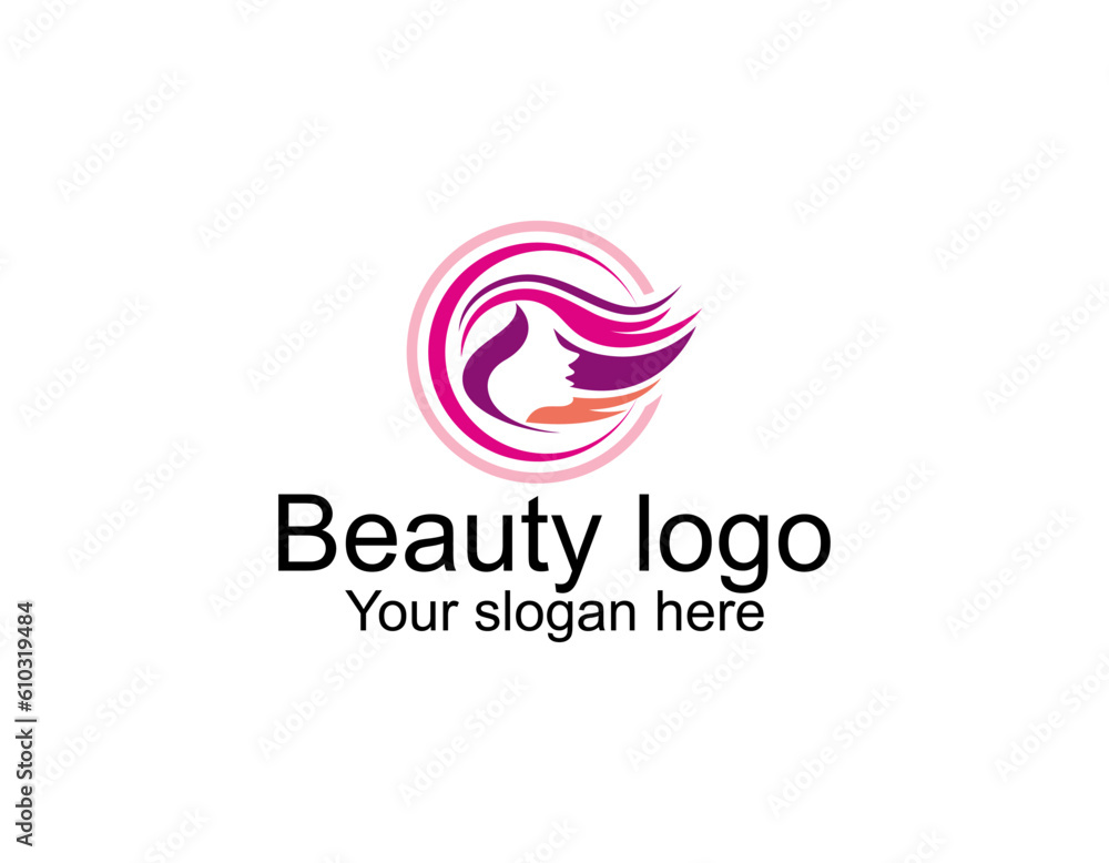 Natural Beautiful woman's face flower logo with gold gradient and business card design for beauty salon Premium Vector. Natural Beautiful woman's face flower logo with gold gradient and business card design for beauty salon Premium Vector.
