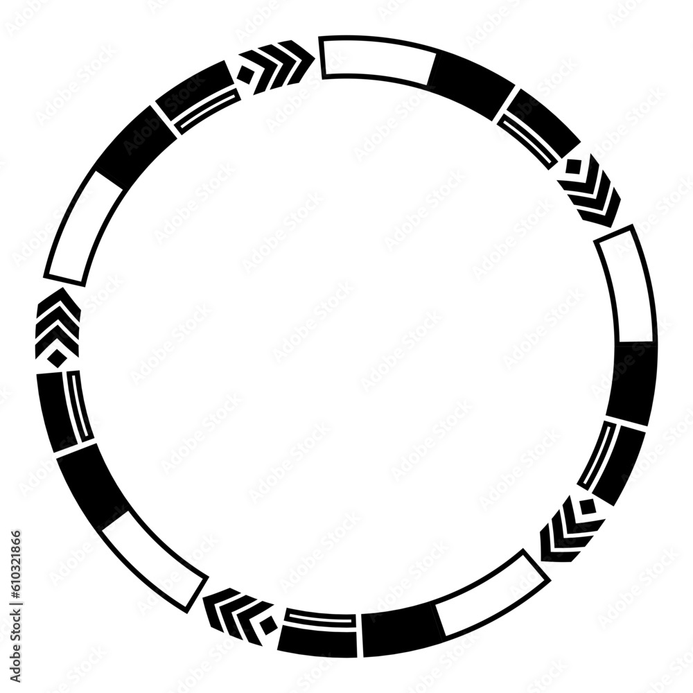 © KEN111 - pattern circle frame