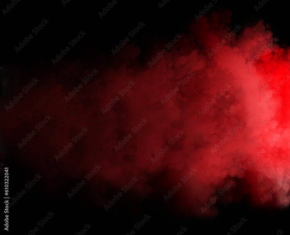 Fototapeta premium abstract background red smoke on black background
