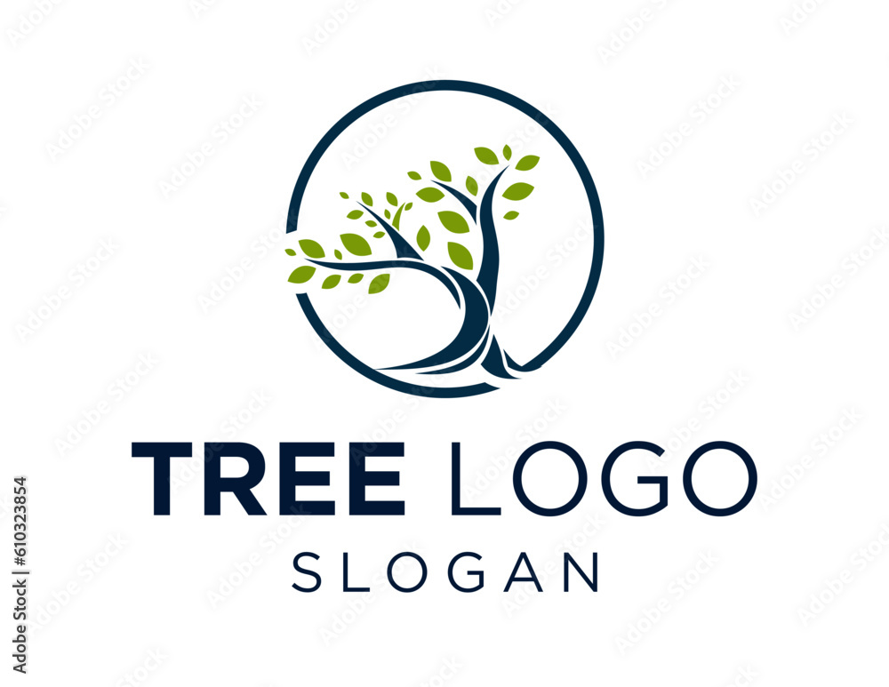 Fototapeta premium Logo about Tree on a white background. created using the CorelDraw application.