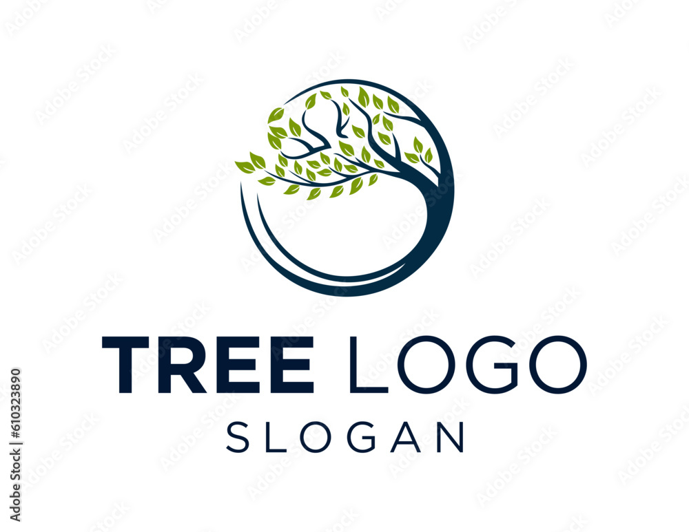Logo about Tree on a white background. created using the CorelDraw application. Logo about Tree on a white background. created using the CorelDraw application.