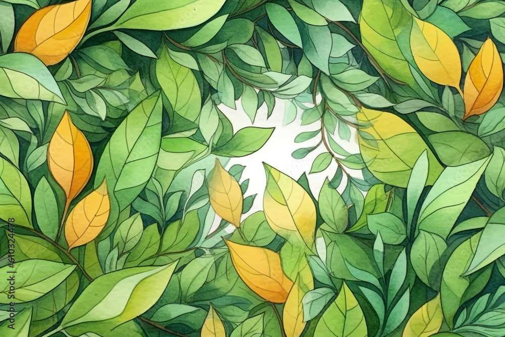 Valentine Background watercolor Generative AI Valentine Background watercolor Generative AI