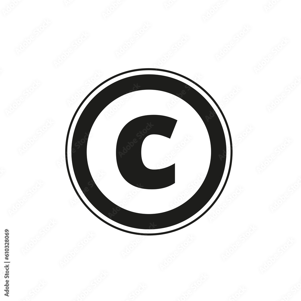 C Symbol trademark on Transparent Background
C Symbol trademark on Transparent Background