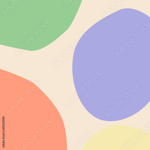 Wallpaper Mural minimalistic background with simple shaves in the composition Torontodigital.ca