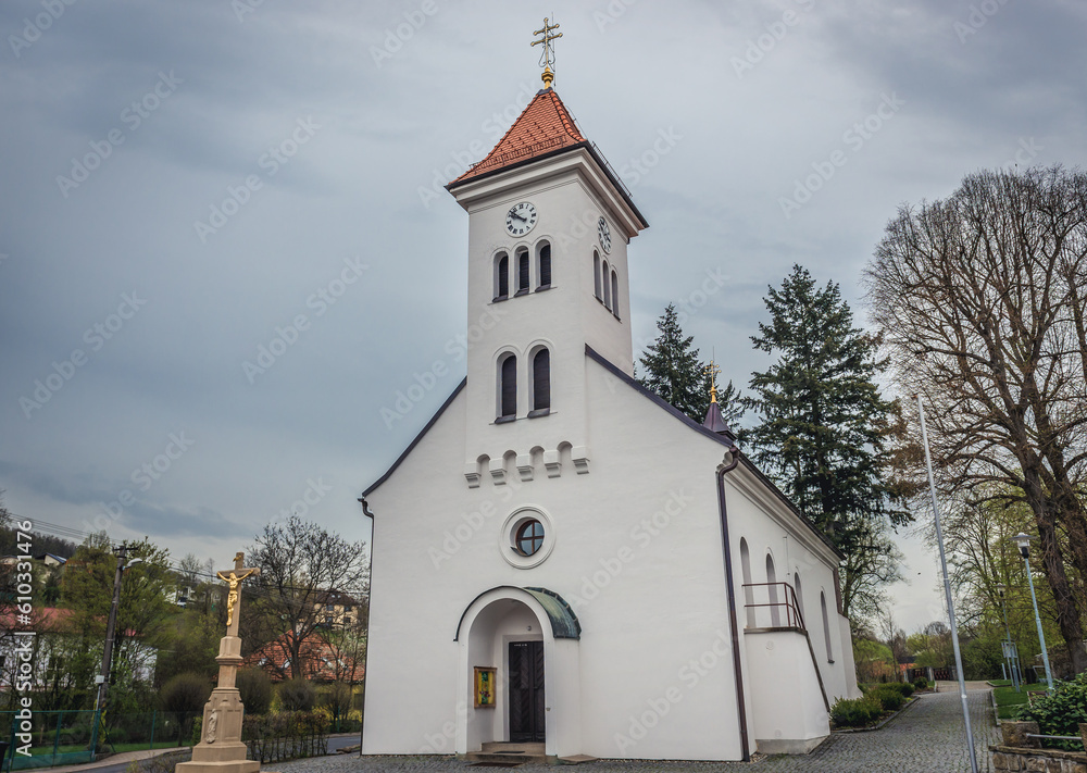 Church of St Bartholomew in Breznice village, Czech Republic