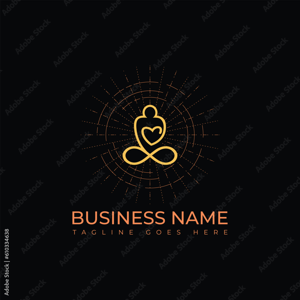 Yoga logo meditation spa beauty Yoga logo meditation spa beauty