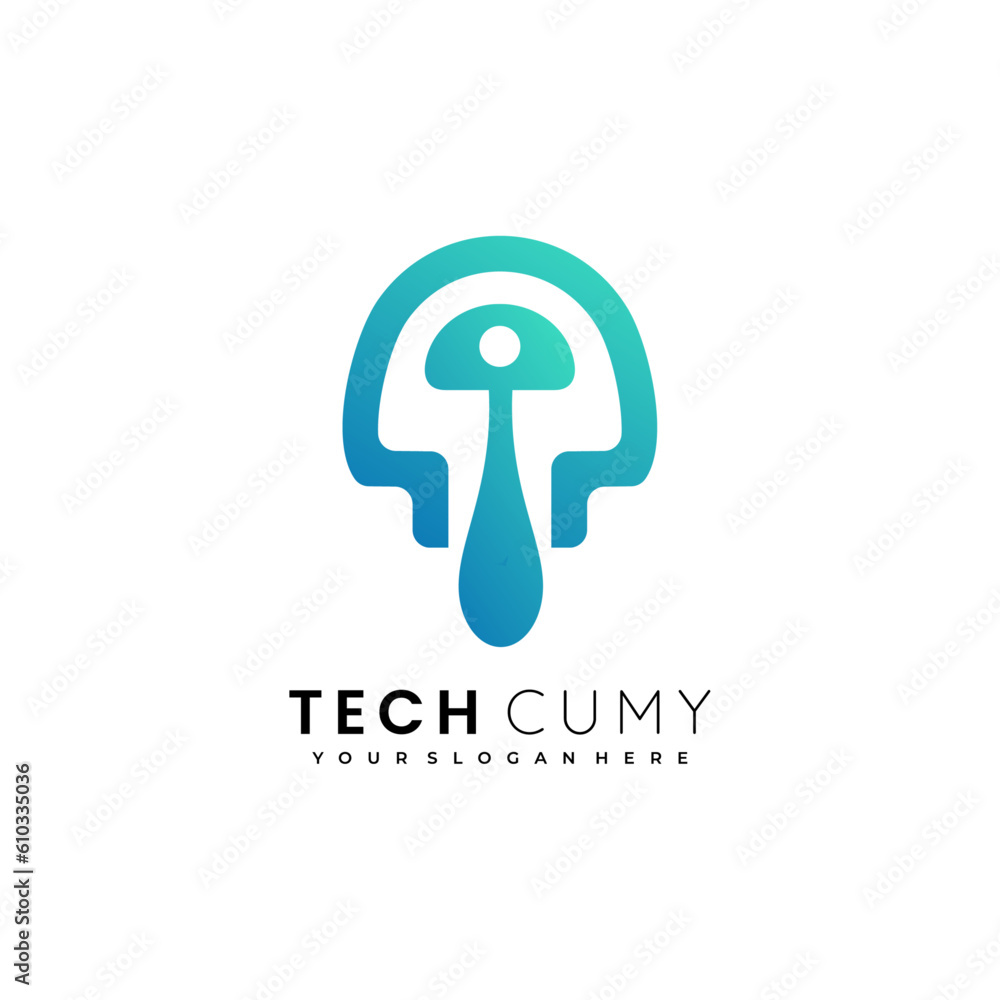 technology logo modern technology logo modern
