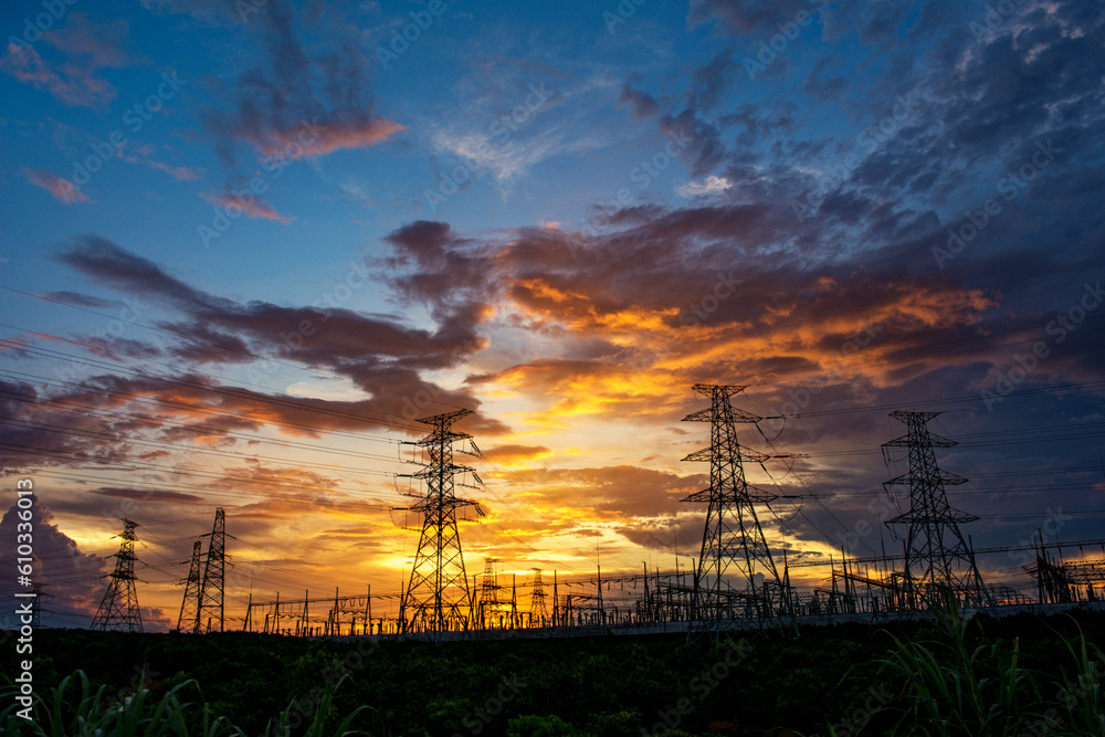 Fototapeta premium transmission tower