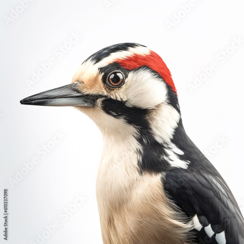 Great spottet Woodpecker Portrait, © Pixelkram