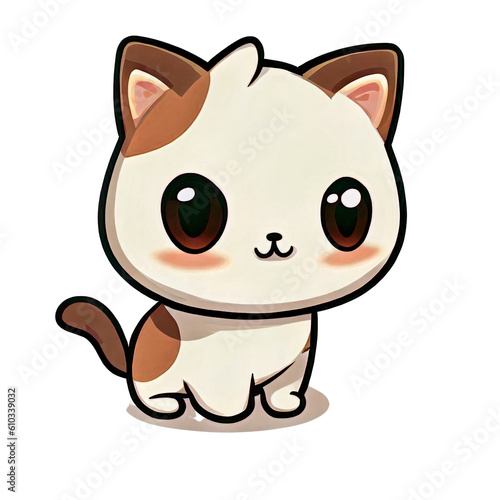 Generative Ai illustration  cat  cat cartoon