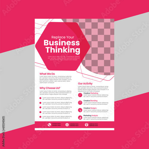 Creative Corporate & Business Flyer modern template design 