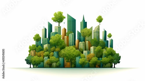 Eco-Friendly Business Practices: environmentally conscious business practices. Recycling, renewable energy sources or sustainable materials. Generative ai.