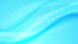 Bright blue shiny waves abstract background