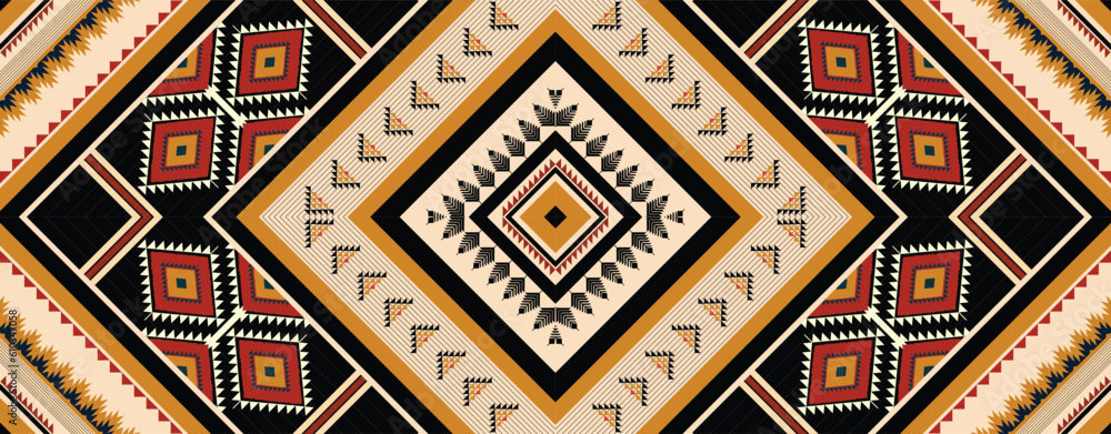 The geometric ethnic pattern of traditional style. Navajo, America Indian patterns. Design for background, wallpaper, clothing, wrapping, Batik, fabric, and prints. Vector illustration. The geometric ethnic pattern of traditional style. Navajo, America Indian patterns. Design for background, wallpaper, clothing, wrapping, Batik, fabric, and prints. Vector illustration.