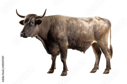 Cow transparent background  generative artificial intelligence 