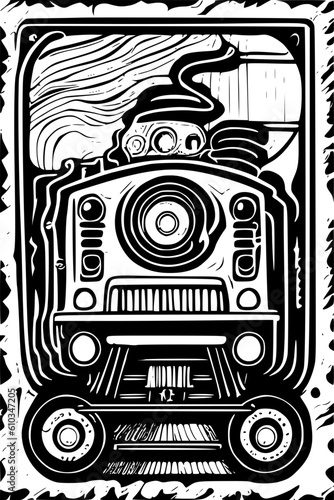 steam locomotive vector
