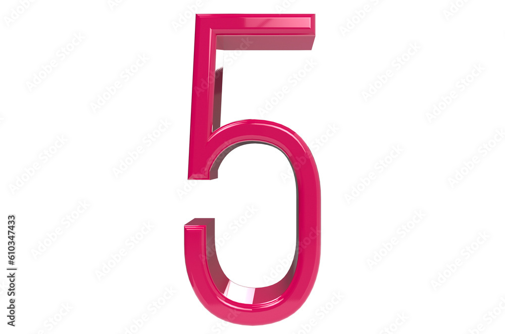 3d gold number 5 on transparent background PNG 3d gold number 5 on transparent background PNG