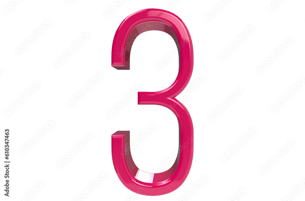 3d gold number 3 on transparent background PNG 3d gold number 3 on transparent background PNG
