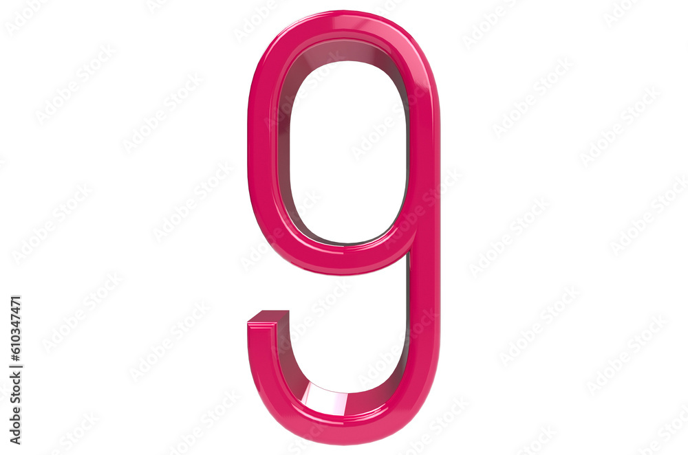 3d gold number 9 on transparent background PNG 3d gold number 9 on transparent background PNG