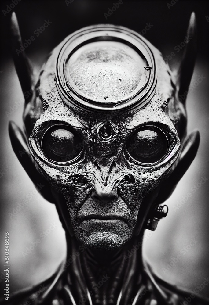 Alien Master Portrait. Satan. #19