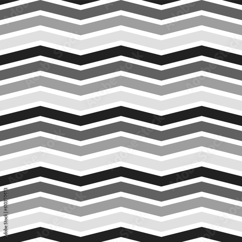 Cute vector seamless pattern. grey zigzag line pattern. Decorative element, design template with grey shade.