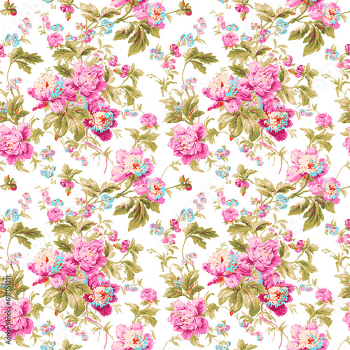 Textile and digital seamless pattern design 
