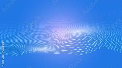 Abstract wavy circle backgr...