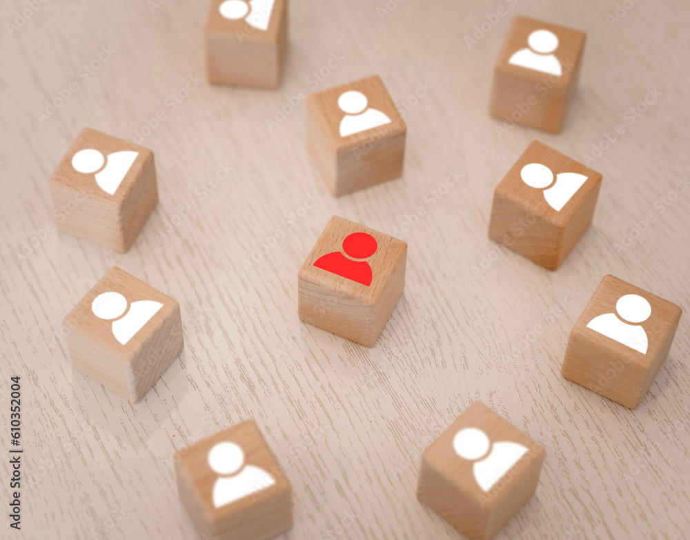 Focus looking for employee represented by icon. Human Resources HR management. HR manager (human resources) or Employer. Focus looking for employee represented by icon. Human Resources HR management. HR manager (human resources) or Employer.