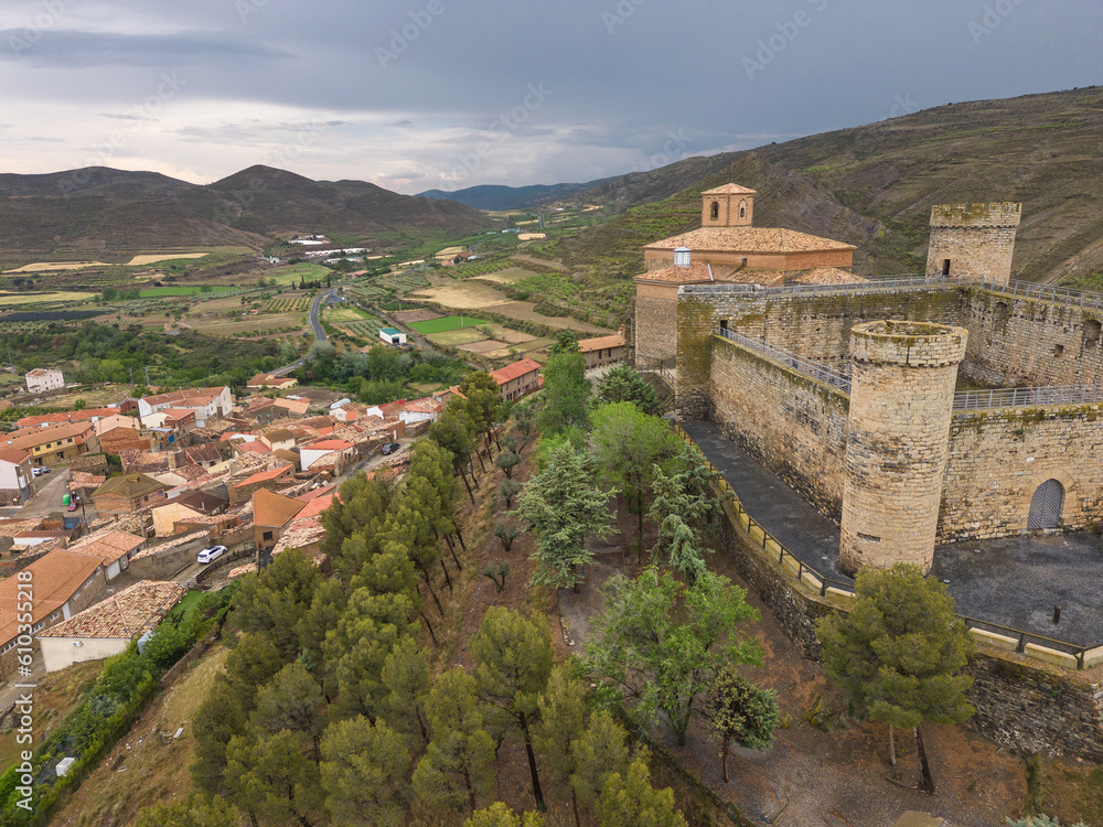 Cornago Castle, La Rioja. St. Peter's Church