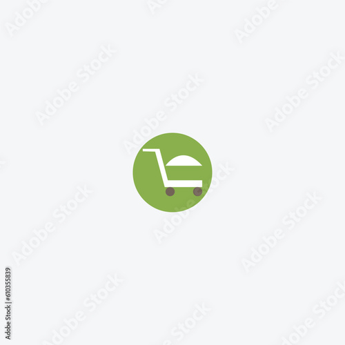 shopping cart template icon, vector and illustration Free Download shopping cart template icon, vector and illustration - GFXLoad