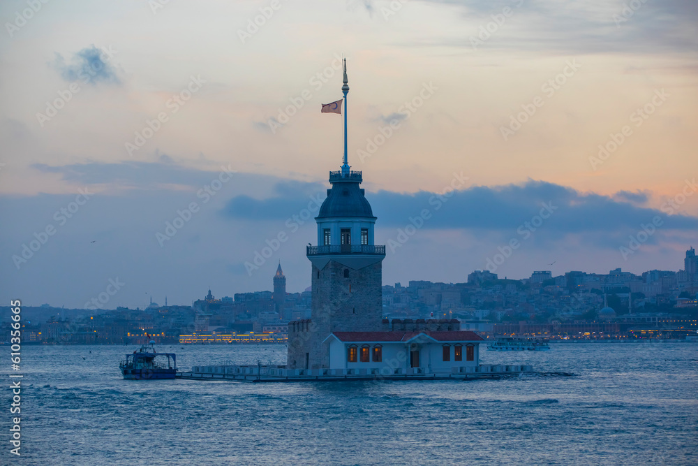 The newly restored Maiden's Tower and the most beautiful view of Istanbul.