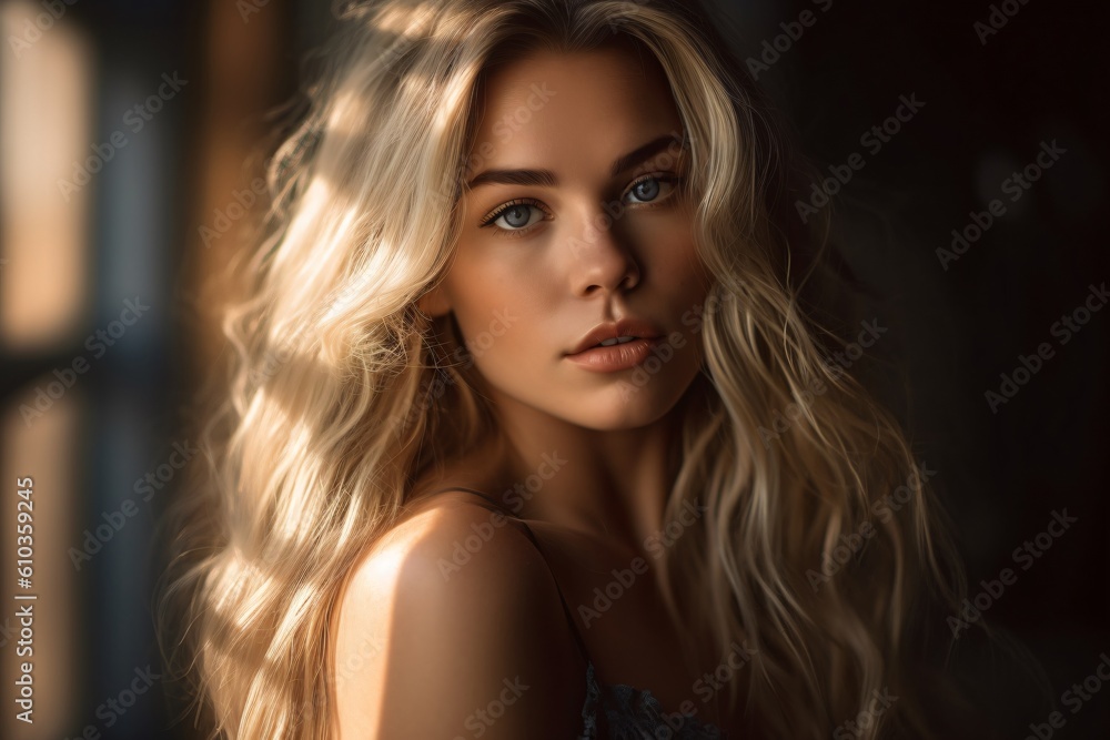 Portrait of a beautiful AI generated non existing women Portrait of a beautiful AI generated non existing women