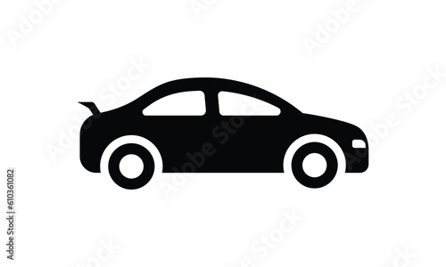 Coupe Car Icon  Vector illustration