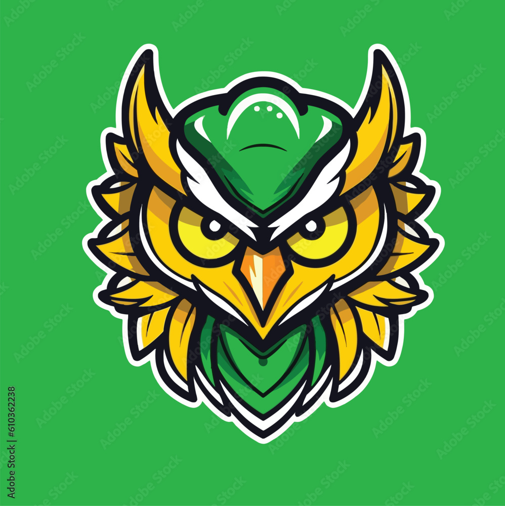 Owl Esports Logo in Purple Mascot Vector Illustration Owl Esports Logo in Purple Mascot Vector Illustration