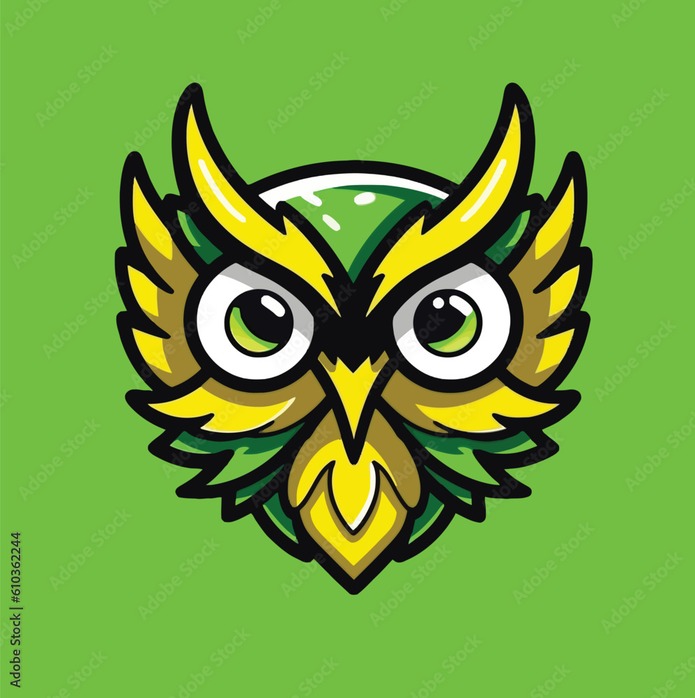 Owl Esports Logo in Purple Mascot Vector Illustration Owl Esports Logo in Purple Mascot Vector Illustration