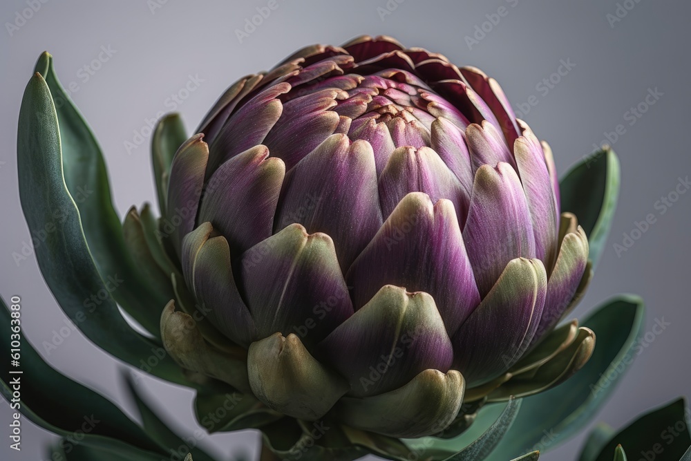 Fototapeta premium Artichoke. AI generated.