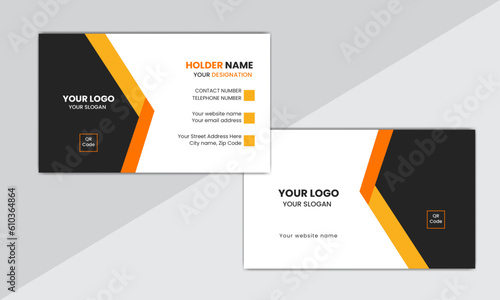 Corporate Business card design for personal identity