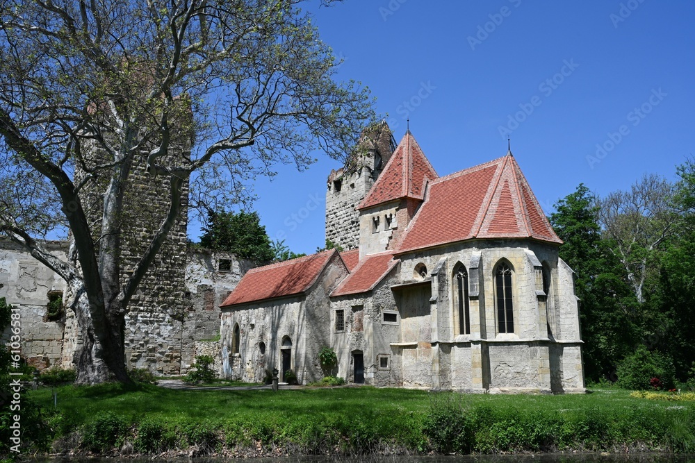 Schlossruine Pottendorf, Österreich, 25.05.2023 Schlossruine Pottendorf, Österreich, 25.05.2023