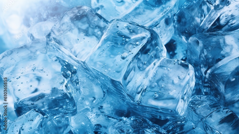 ice background for design, ice texture. Generative AI ice background for design, ice texture. Generative AI