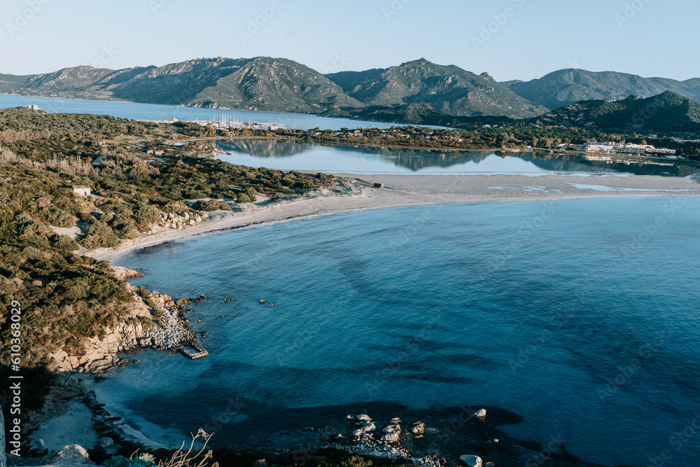 Fototapeta premium Mediterranean Beach Porto Giunco