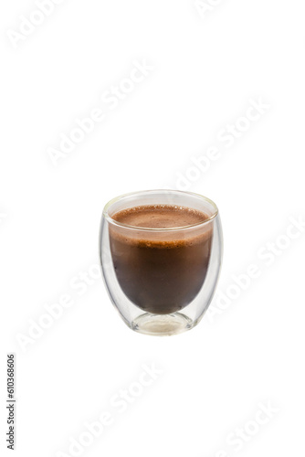 Transparent background of hot chocolate