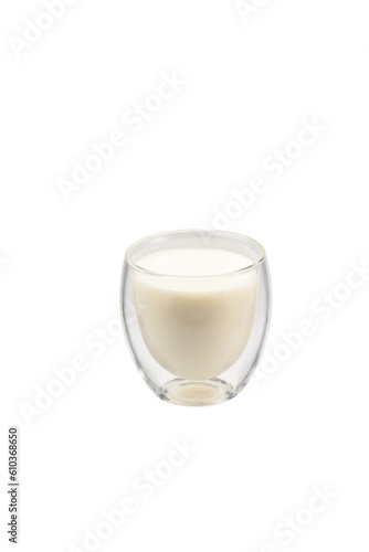 Transparent background of milk