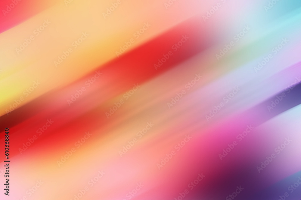 Obraz premium Abstract geometric stripes Background defocused Vivid blurred colorful wallpaper illustration