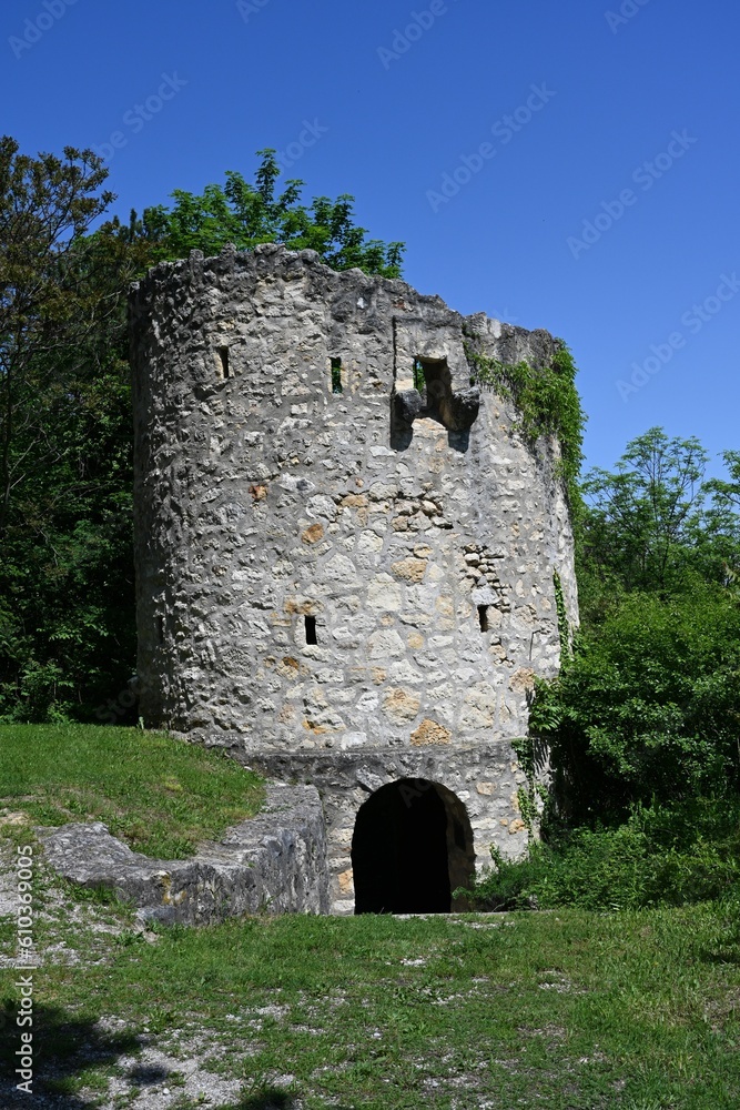 Wehrturm in Wöllersdorf, Österreich, 25.05.2023 Wehrturm in Wöllersdorf, Österreich, 25.05.2023