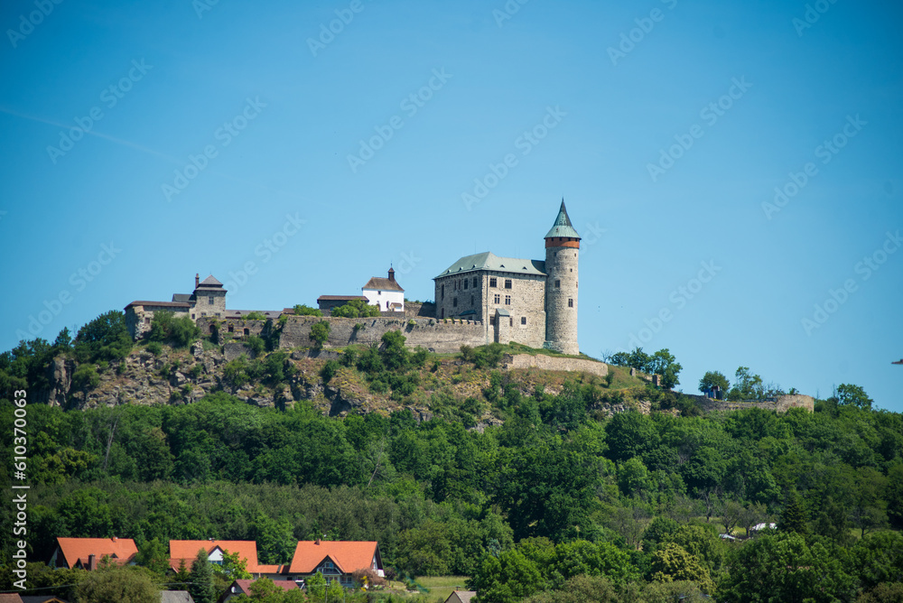 Castle Kuneticka Gora. medieval castle in the Czech Republic, Pardubice
