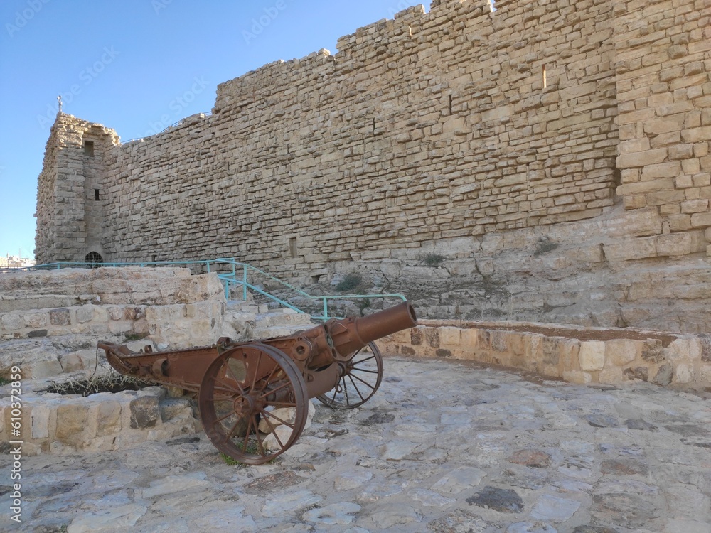 Old Firegun in Ajloun castle 